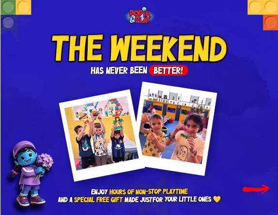 Weekend Offers at Pop In & Play